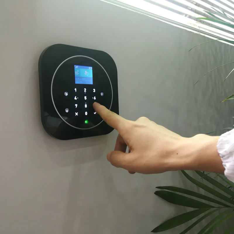 Wifi GSM сигнализация RFID защита от взлома ЖК-сенсорная клавиатура 433 МГц беспроводной датчик сигнализации 11 Язык Tuyasmart Smart Life APP