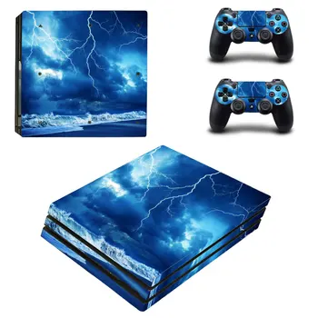 

Sky Style Skin Sticker for PS4 Pro Console And Controllers Decal Vinyl Skins Cover YSP4P-3402