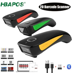 Mini Scanner de codes à barres sans fil, Bluetooth, portable, 1D, 2D, QR Code, lecteur haute vitesse, NETUM C740, 750, 990, nouveau design 