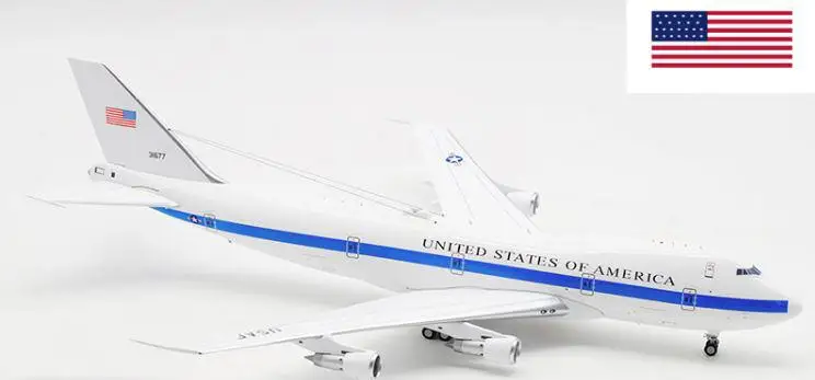 Inflight Соединенные Штаты Америки BOEING E-4A 747-200B 73-1677 1/200 литье под давлением
