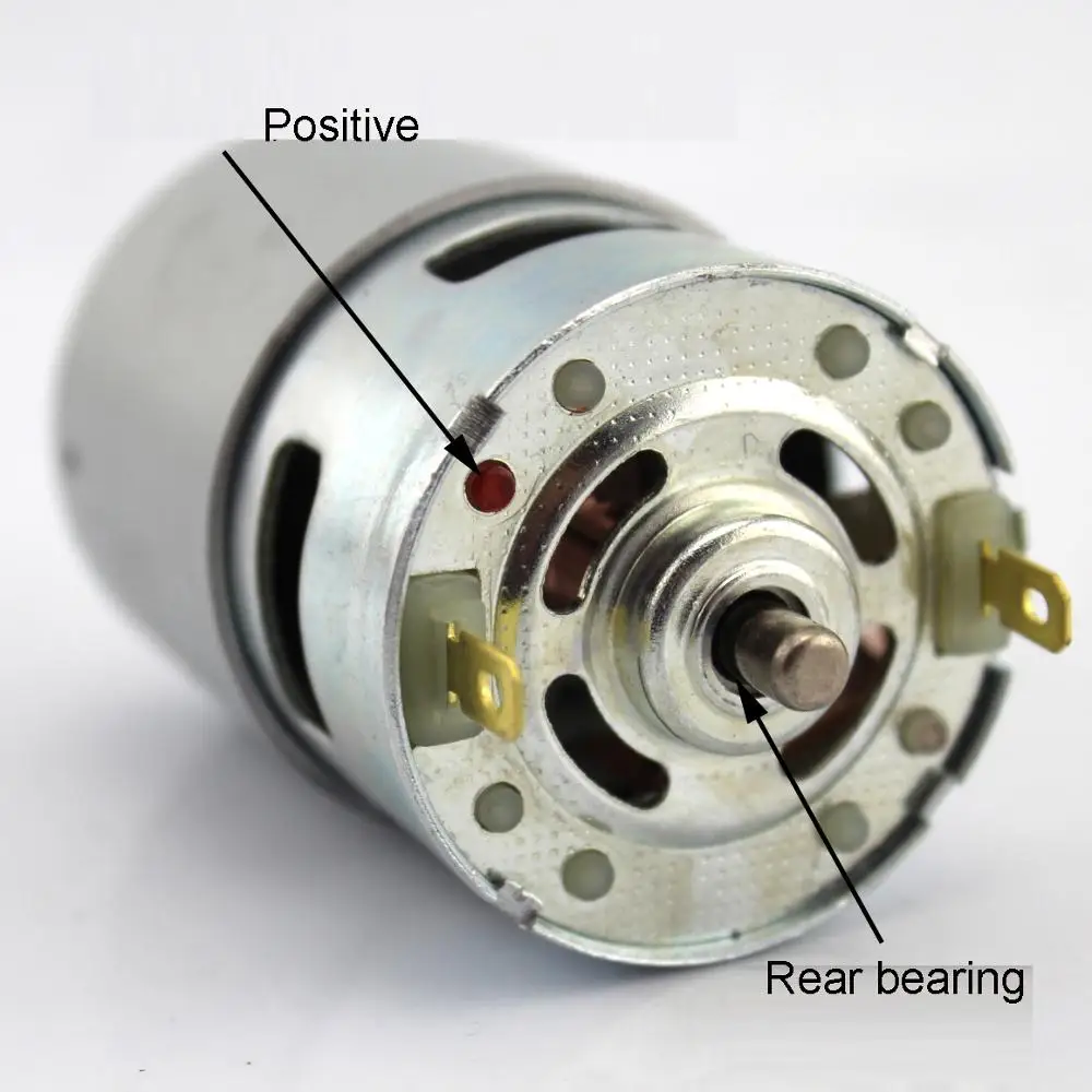 775 двигатель(12-24 в двойной шариковый подшипник) Высокая скорость с высоким крутящим моментом двигатель постоянного тока Diy Настольная пила мотор