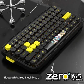 

All New Customized Ajazz Zero 77 Key Bluetooth Wireless/Type-C Wired Backlit Mechanical Keyboard Multi-Device Connection