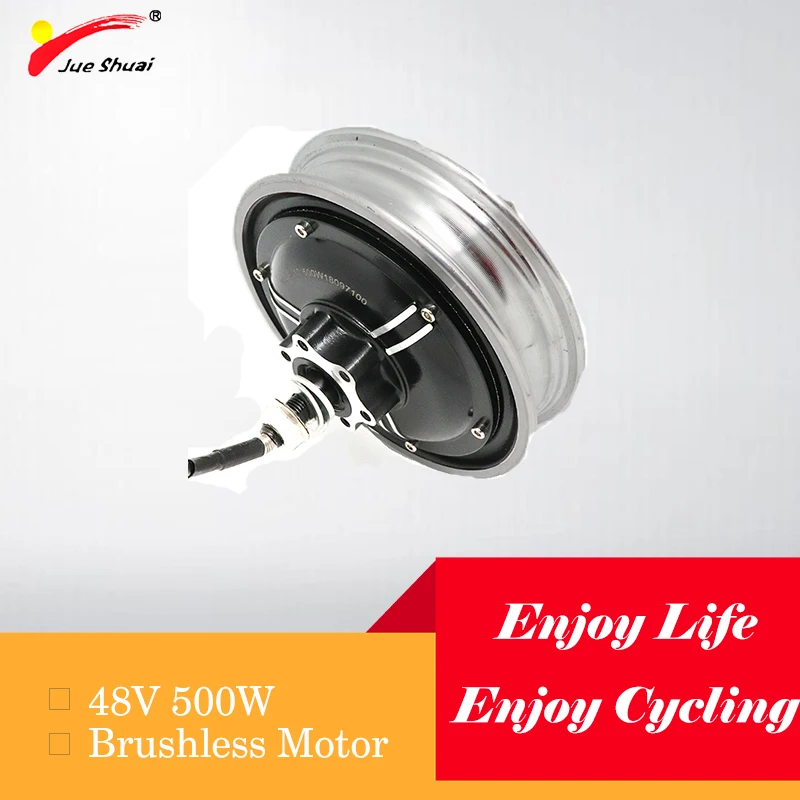 

48V 500W Motor Wheel For X48 Electric Scooter Aluminum Alloy Material Sliver And Black Adult Scooter Electric Accessories Parts
