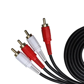 

PCER Audio Cable 2RCA to 2RCA Male to Male Audio RCA Audio Cable 1.5m 3m 5m for Home Theater DVD TV Amplifier CD Soundbox