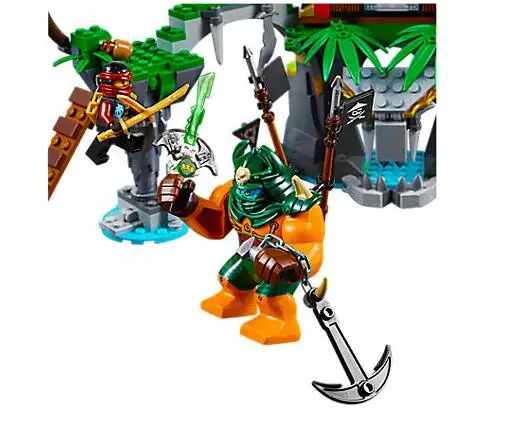 Bela 10461 ninjagoo Tiger widoe ostrov Spinjitzu Nya Cole Sensei Wu строительные блоки кирпичи Игрушка совместима с 70604