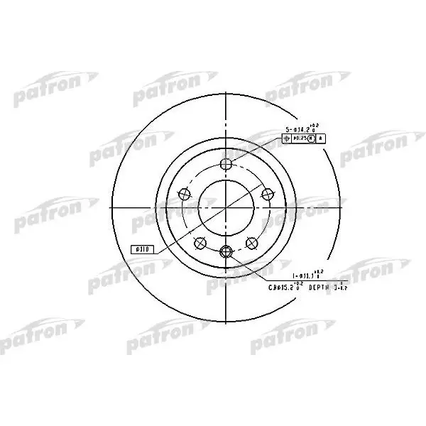 Disc brake front OPEL: OMEGA B 94-00 estate 94- | Автомобили и мотоциклы