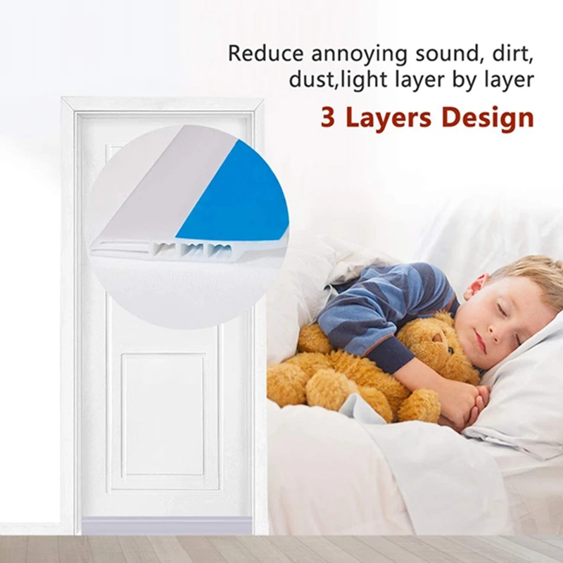 Зачистка двери под дверью звуковой ограничитель изолированный дверной