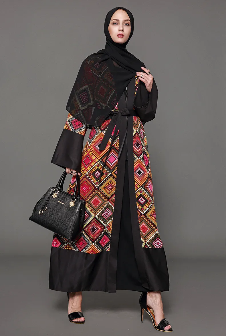 2019 Дубай Кафтан платье мусульманские Вечерние abaya женские арабские кружева Patchwork