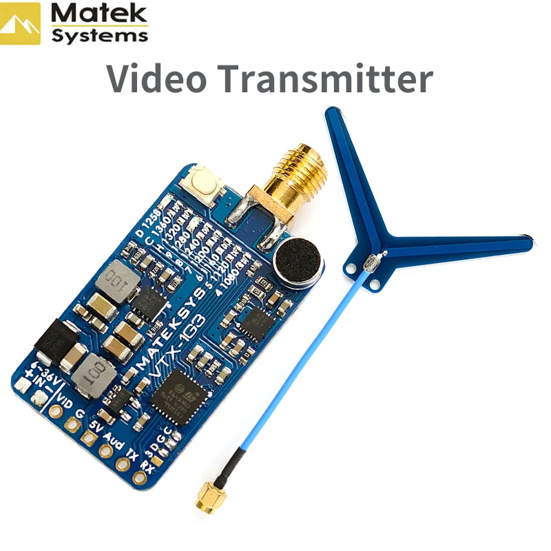 Mateks видео передатчик 1,2/1,3 GHZ VTX 1G3 9 FPV видео передатчик для RC Дрон очки монитор|Детали и аксессуары| | АлиЭкспресс