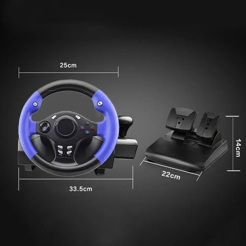 7 in 1 Rotate 270 degrees For PS4 PS3 PC XBOX-ONE XBOX-360 Switch Android Game Steering Wheel Comfortable Large Diameter