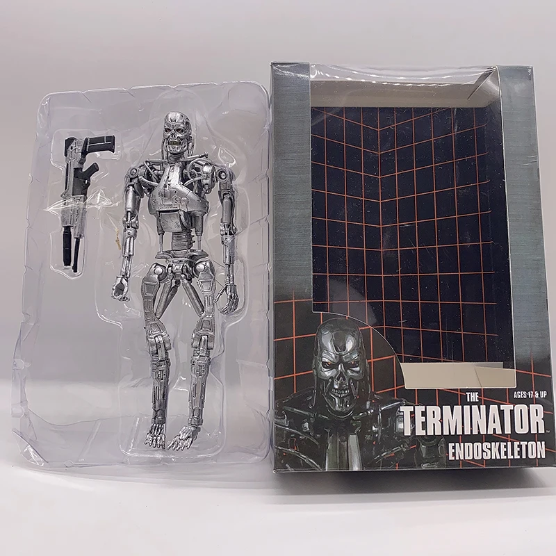 NECA Фигурка Терминатора T 800 1000 эндоскелет фигурка из ПВХ движущаяся Коллекционная