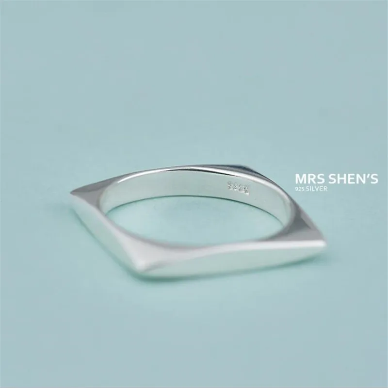 925 Sterling Silver Women Opening Rings