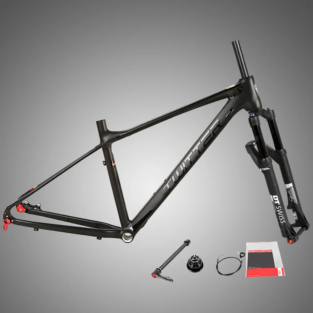 

Piebald Special Black Hawk Aluminium Alloy Mountain Support with DT Front Fork Pressure Shock Absorbers Lock Magnesium Alloy 27.