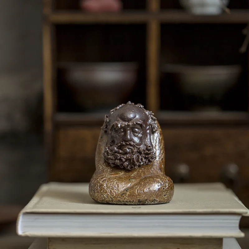 Bodhidharma tea Pet из китайской фиолетовой глины чайный набор кунг-фу традиционный чай ручной работы домашнее украшение для чайного подноса для веселья