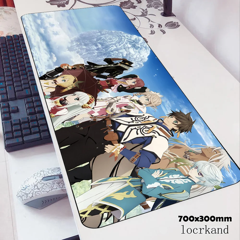 Tales Of mouse pads 70x30 см подушечка под запястье, чтобы мышь Notbook компьютерная коврик для мыши Аниме pc игровой коврик для мыши геймерская клавиатура Коврик для мыши