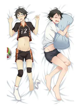 

Anime Haikyu Pillow Cover Hinata Shoyo Dakimakura Case Sexy Girl Cool Boy Double-sided Bedding Hugging Body Pillowcase
