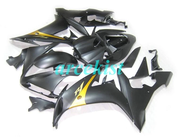 ABS Литье Мотоцикл Обтекатели наборы подходят для Yamaha YZF-1000-R1 2004 2005 2006 04 05 06 обтекатель кузова Набор матовый черный