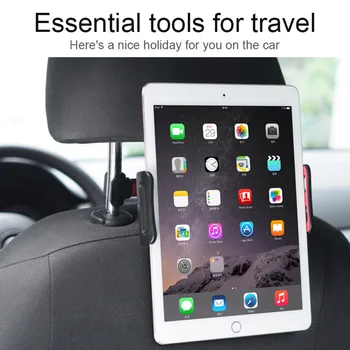 

Mobile Phone Car Back Seat Holder 360 Degree Rotate Stand Auto Headrest Bracket Support For Tablet PC iPad Mini Pro LHB9