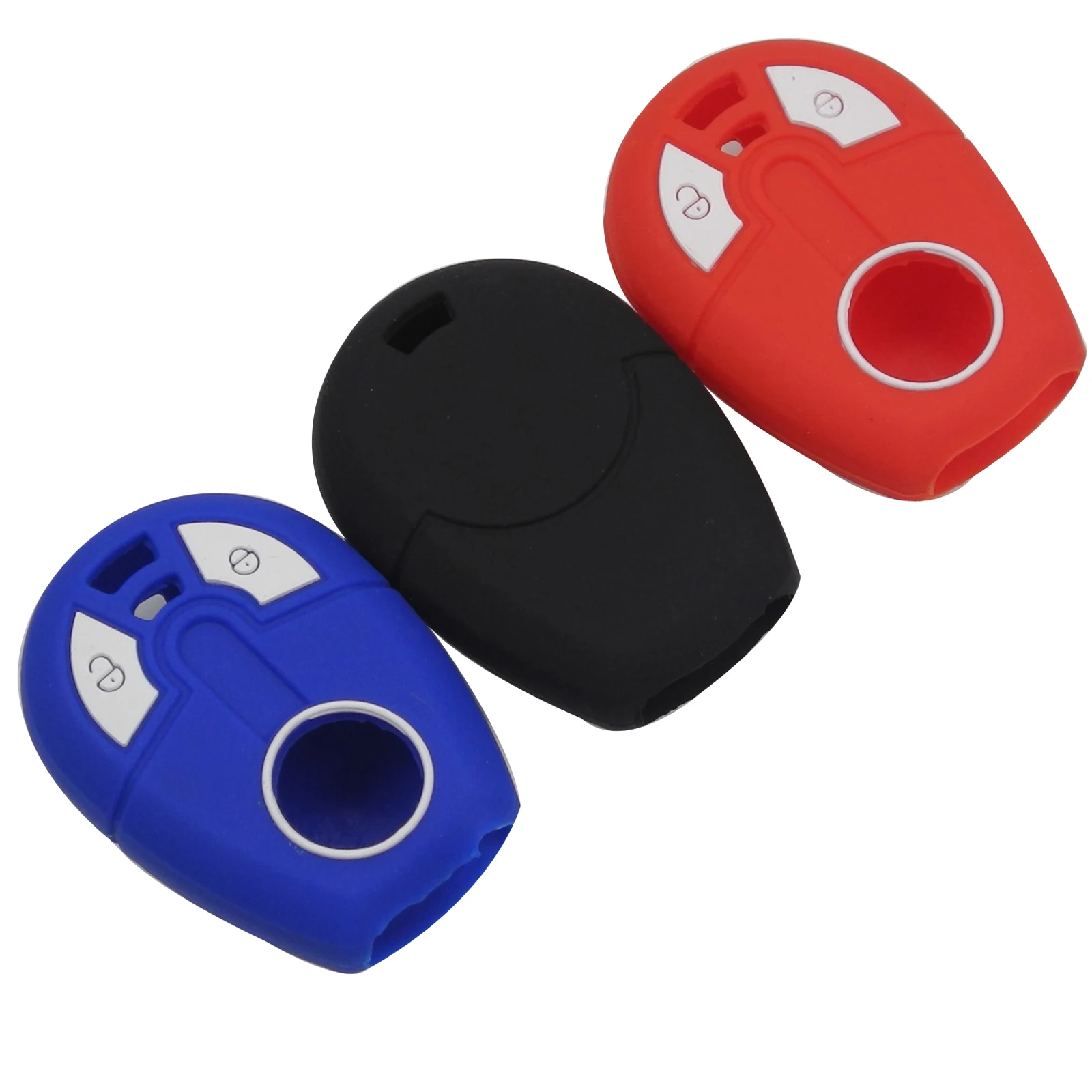30pcs/lot For Fiat Positron EX300 Brazil Silicone 2 Button Key Case Car Remote Fob Cover