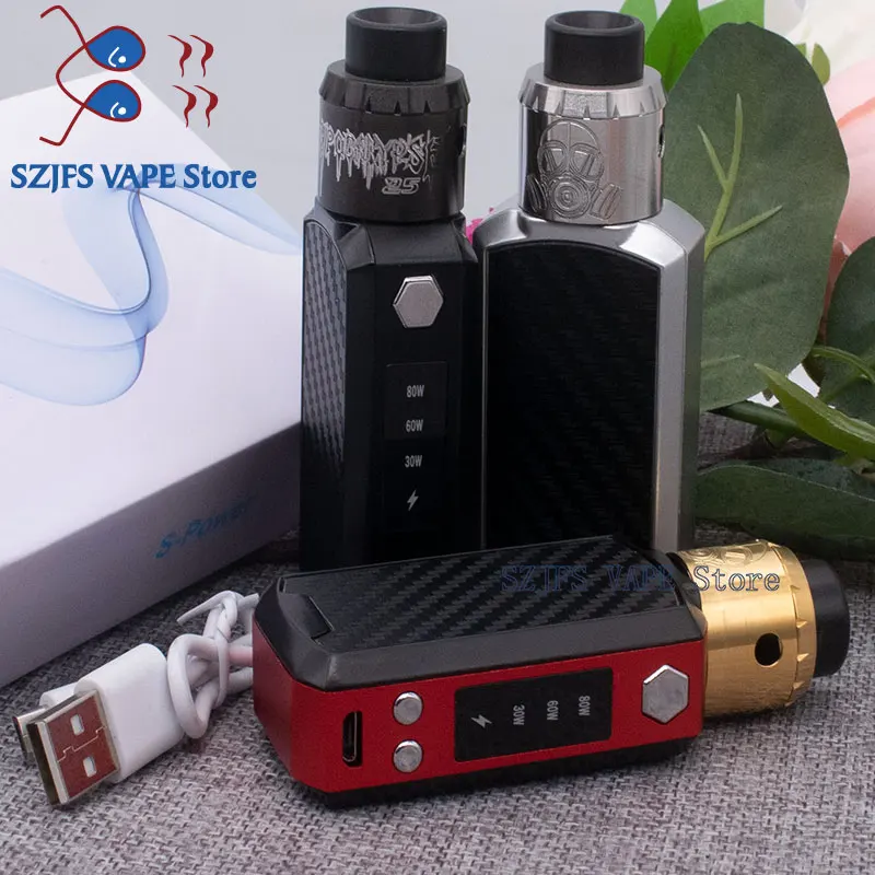 electronic cigarette P8 100W box mod kit Huge Vapor 2200mah bulit-in battery Mech Box vape pen with e-cigarettes Vape kit vs v6