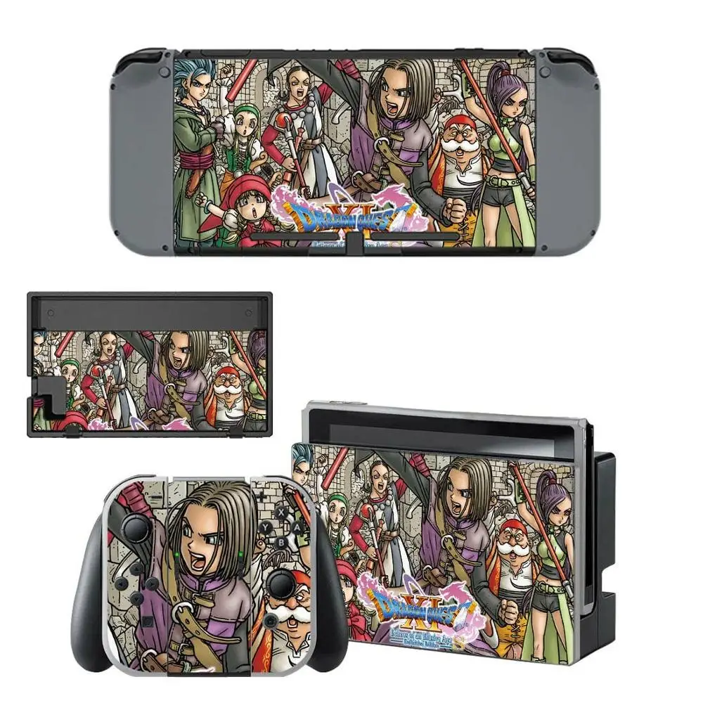 Dragon Quest nintendo switch, наклейки для nintendo Switch, наклейки для nintendo Switch, консоль Joy-con, контроллер, док-станция, Скины Виниловые