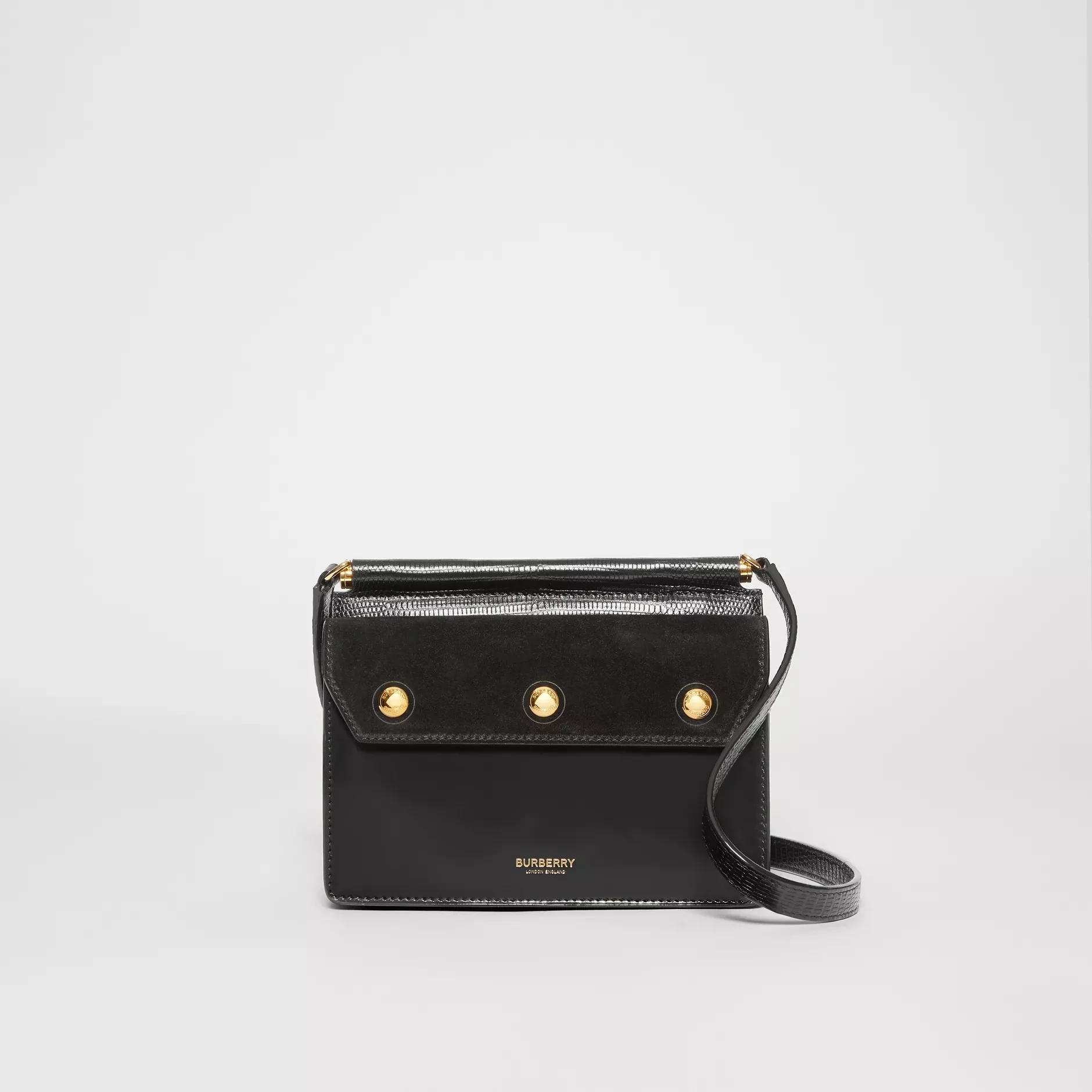 Сумка через плечо Burberry, мини-сумка из замши и кожи с карманом, 80229911, сумки-мессенджеры для женщин, сумка через плечо - Цвет: 80229911
