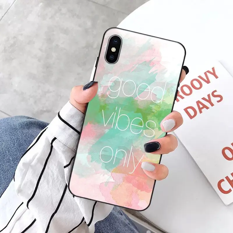 Good Vibe Only Love Happy Trust Quote