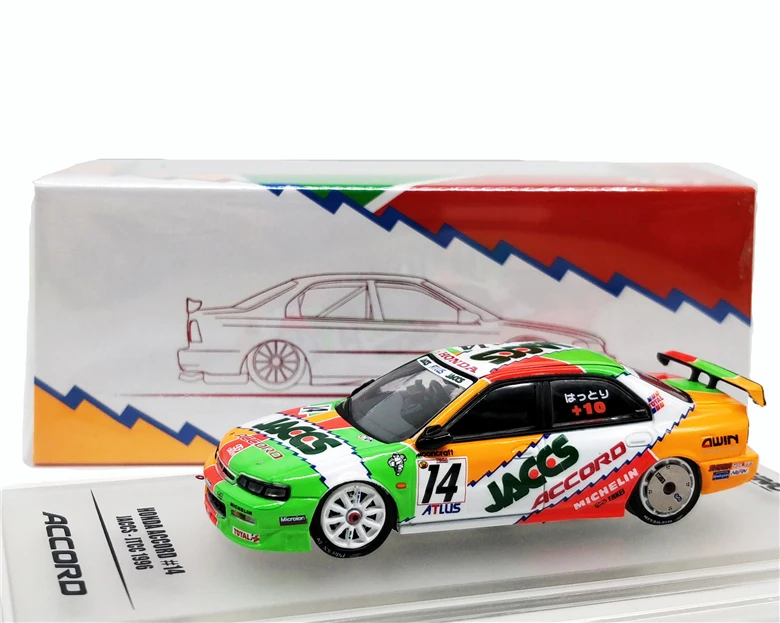 1: 64 INNO64 Honda Accord CD6#14 JACCS JTCC 1996 литой модельный автомобиль