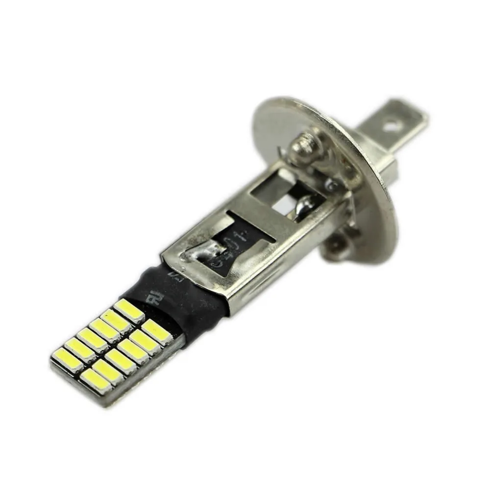 LED Car Lights LED Lights LED Bulbs LED Headlights LED Car Headlights HID Headlight Bulbs 1pcs New Headlight 6500K HID White 24-SMD H1 LED Replacement Bulbs For Fog Lights Driving