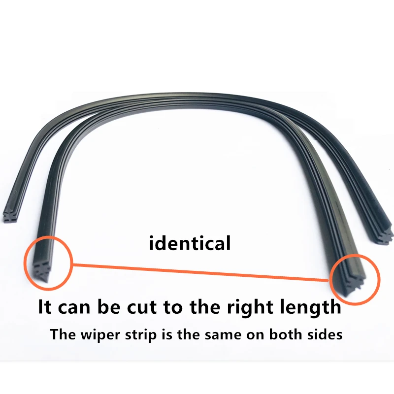 NEW 2PCS Car wipers blade Insert Rubber strip Refill for Chevrolet