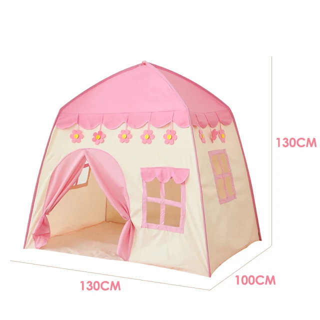 1.3M Children's Indoor and Outdoor Castle Tent Baby Princess Play House Boy Girl Play House Children's Gift Toys For Christmas 6