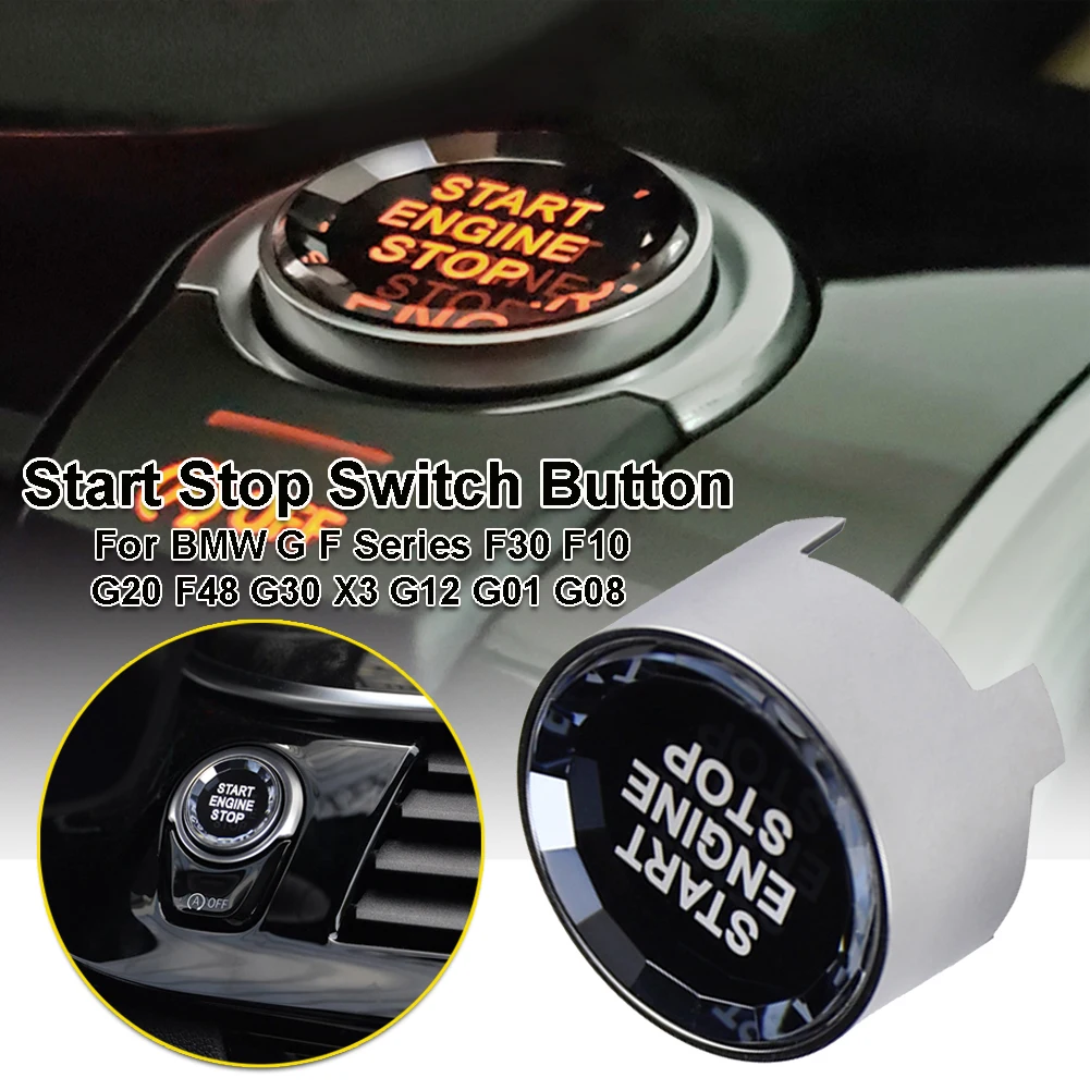 Diamond Crystal Car Start Stop Switch Button For BMW G F Series F30 F10 G20 F48 G30 X3 G12 G01 G08 | Автомобили и мотоциклы