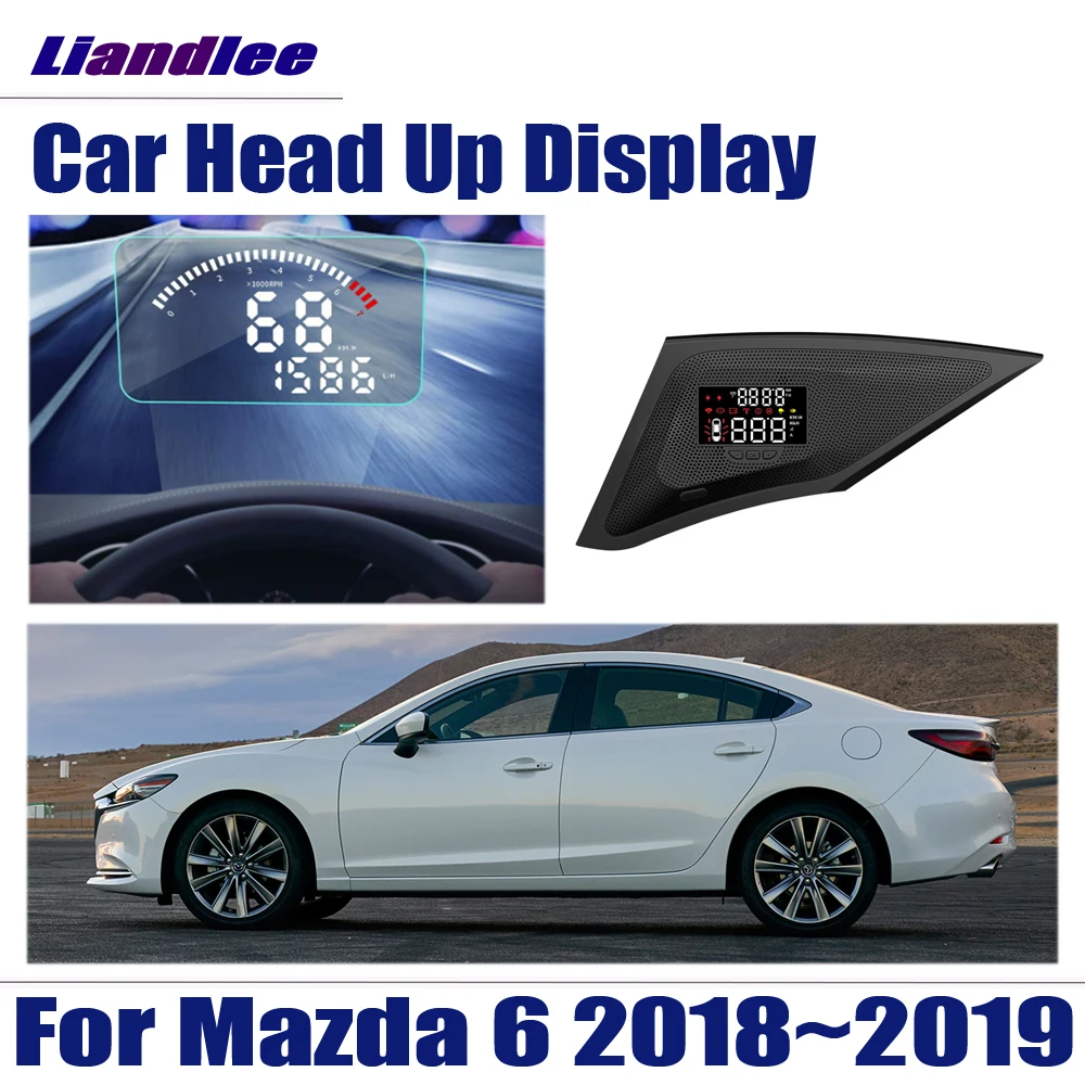 

Safe Driving Screen Full Function OBD For Mazda 6 For Mazda6 2018~2019 Car HUD Head Up Display Projector Windshield