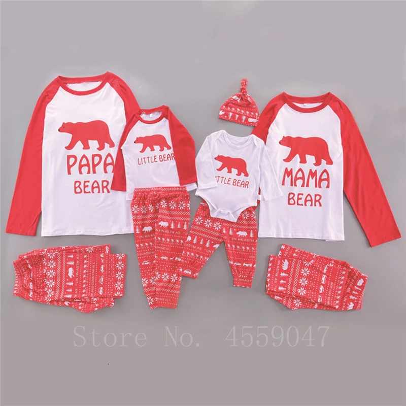 OnePiece Рождественские Семейные комплекты, хлопковые пижамы с принтом для мамы и дочки, комплект одежды, Новогодняя одежда для сна для детей и взрослых, одежда для сна - Color: OnePiece