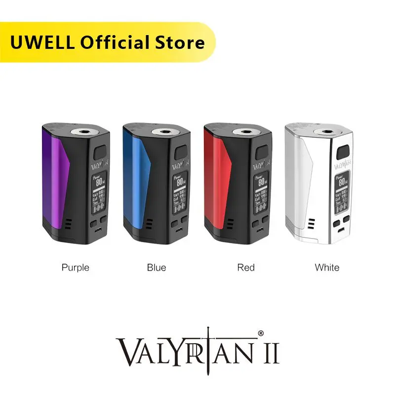 Мод UWELL Valyrian II три батареи 18650 300 Вт электронная сигарета вейп мод без батареи|Моды