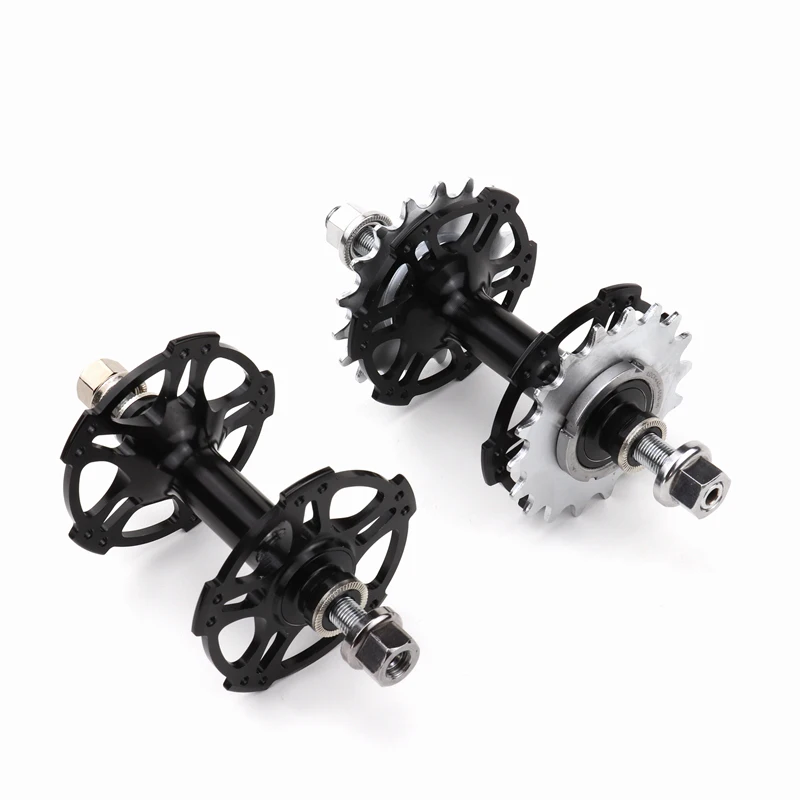 Doppia Doppia Fixed Gear Single Speed Bike Hub Pista 20H 24H Mozzo di  Bicicletta Anteriore E Posteriore 13 14 15 16 17T 2 Cuscinetti A 100  millimetri 120 millimetri - AliExpress Sports \u0026 Entertainment