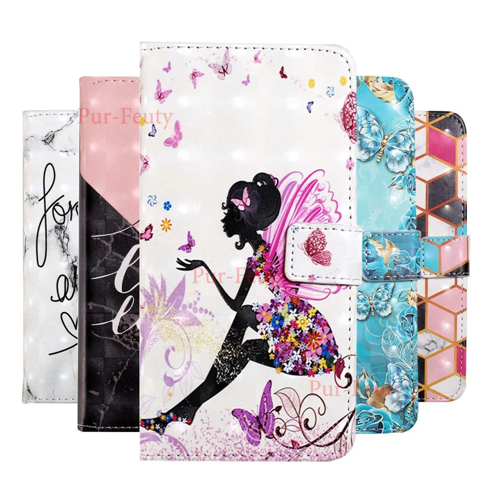 

Case For Huawei P Smart Z STK LX1 STK- LX1 Flip 3D PU Leather Magnetic Stand Wallet Cartoon Cute Cover For Huawei Y9 Prime 2019