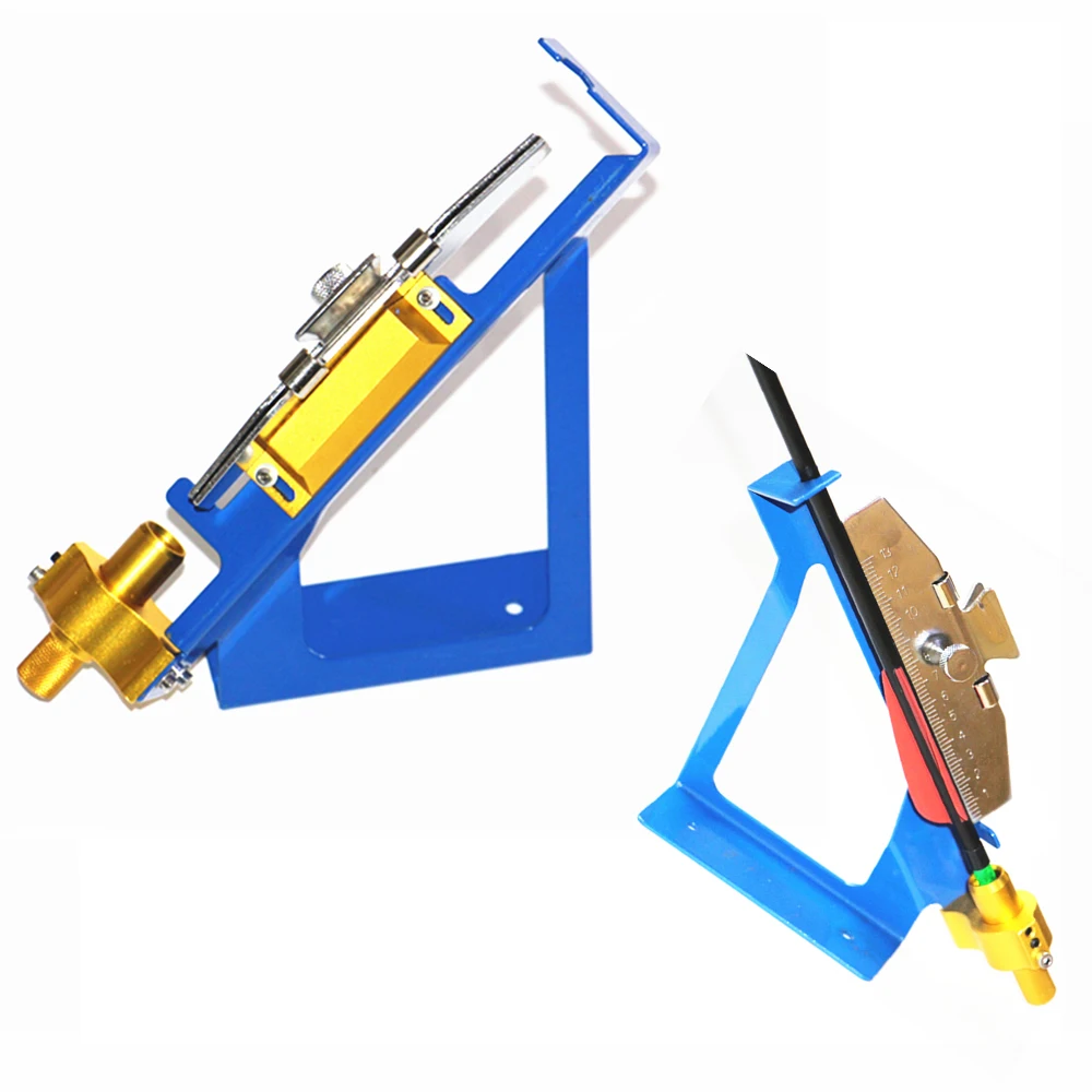 

Arrow DIY Feather Stick Tool Adjustable Fletching Jig Stick Bonding Adhere Vane Make Archery Arrows hunting Accessory