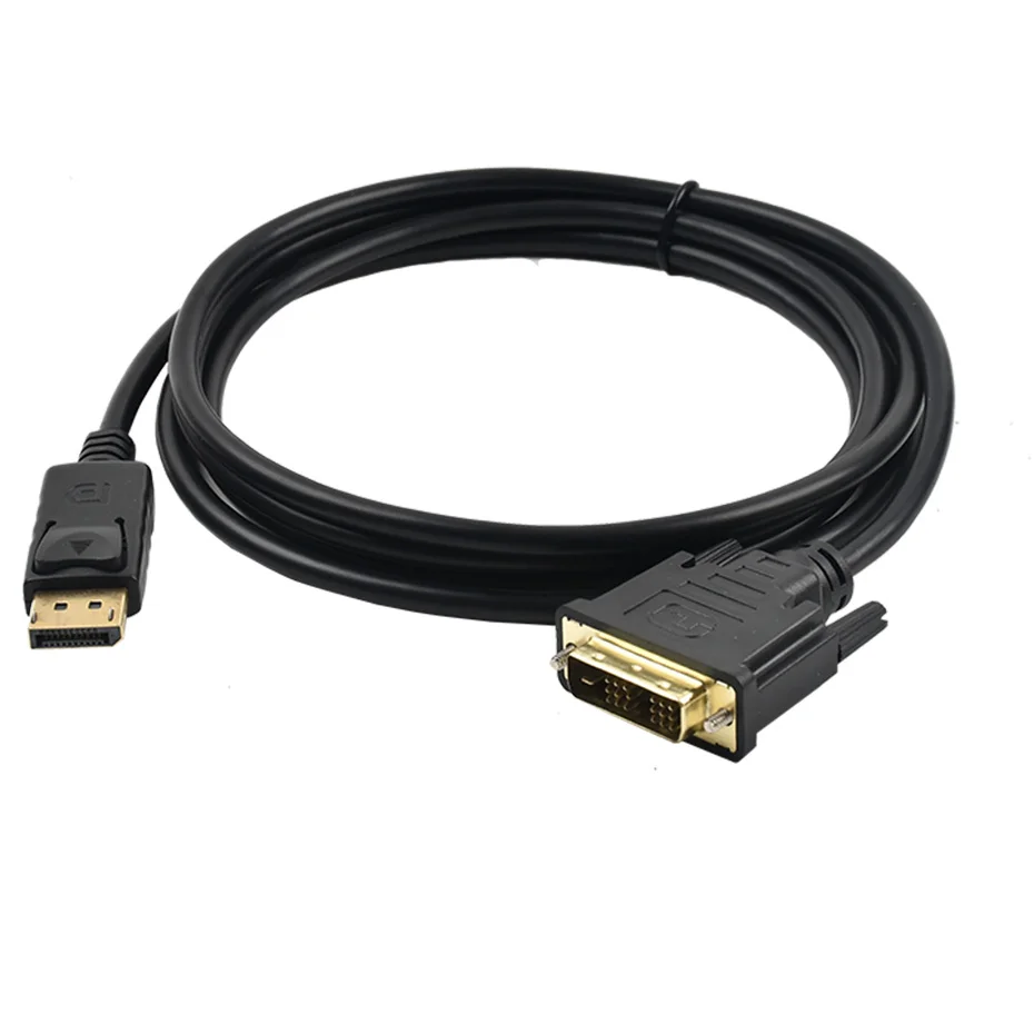 PC Ϳ ÷ Ʈ-DVI-D  ũ ̺, DP -DVI-D 18 + 1    ̺ ڵ, 6ft, 1.8m