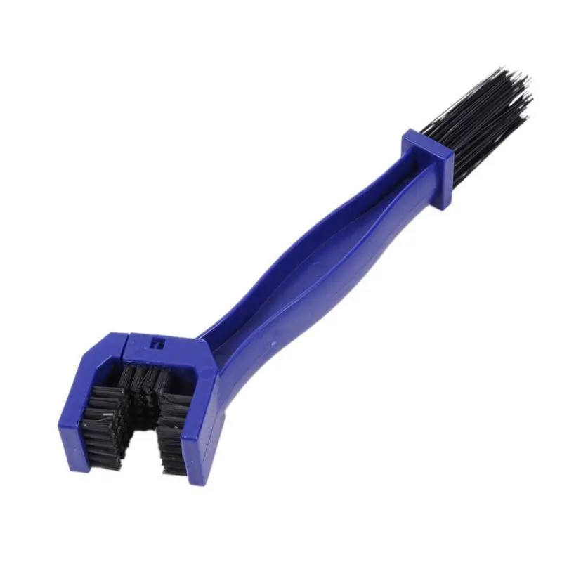 Three-sided brush Щетка для очистки велосипеда легкая портативная велосипедная щетка для ремонта велосипеда скруббер цепочки для инструментов роликовая Очищающая щетка - Цвет: Three-sided brush