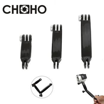 

selfie stick Self Handheld Helmet Extension Pole 3-Way Arm for Gopro HERO 8 7 6 5 4 xiaomi yi 4k SJCAM Go Pro Dji Acessories