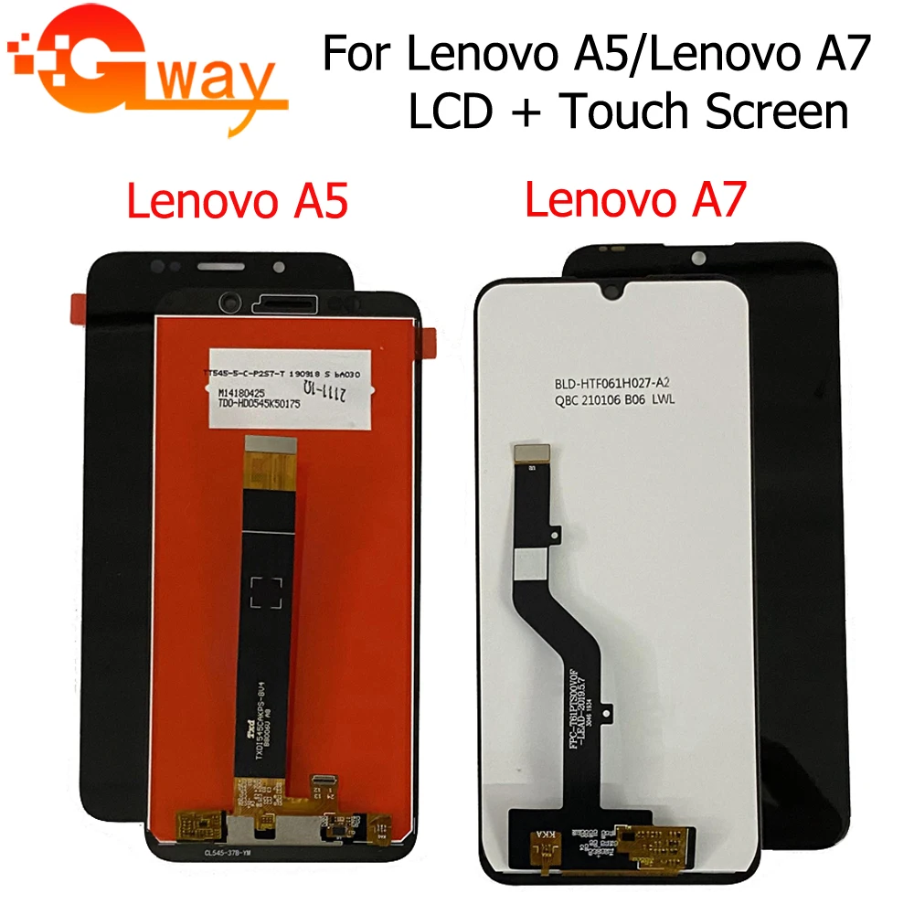 For Lenovo A7 L19111 LCD A8 Display With Touch Screen Digitizer Panel Sensor LENOVO A5 L18021 L18081 2020 L10041 | Мобильные