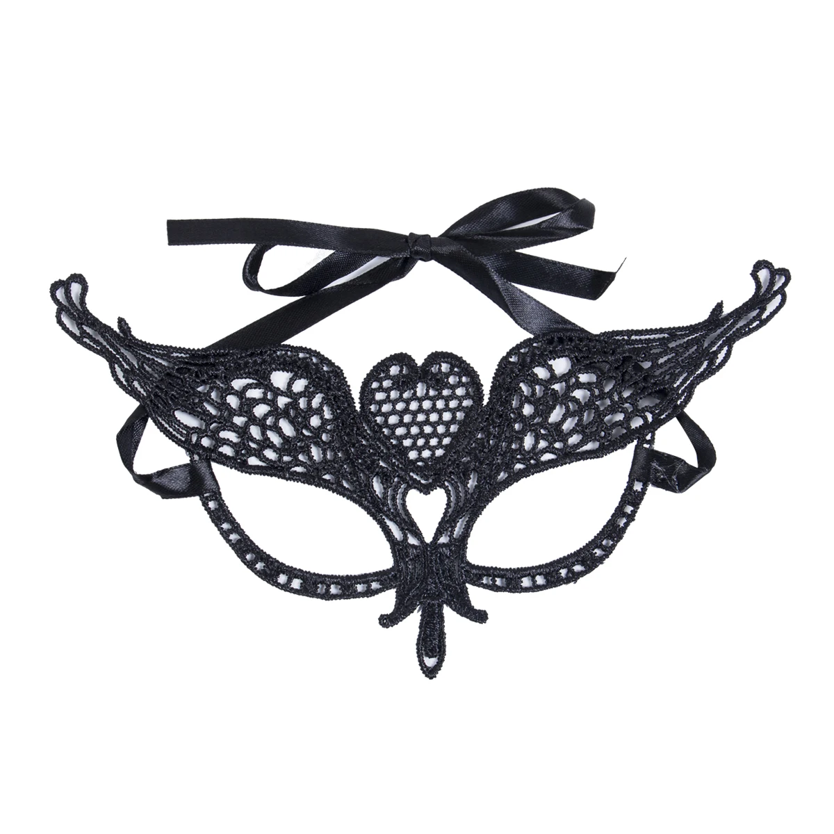 Сексуальная Женская кружевная Маскарадная маска бальный костюм на Хэллоуин - Цвет: 1 Heart
