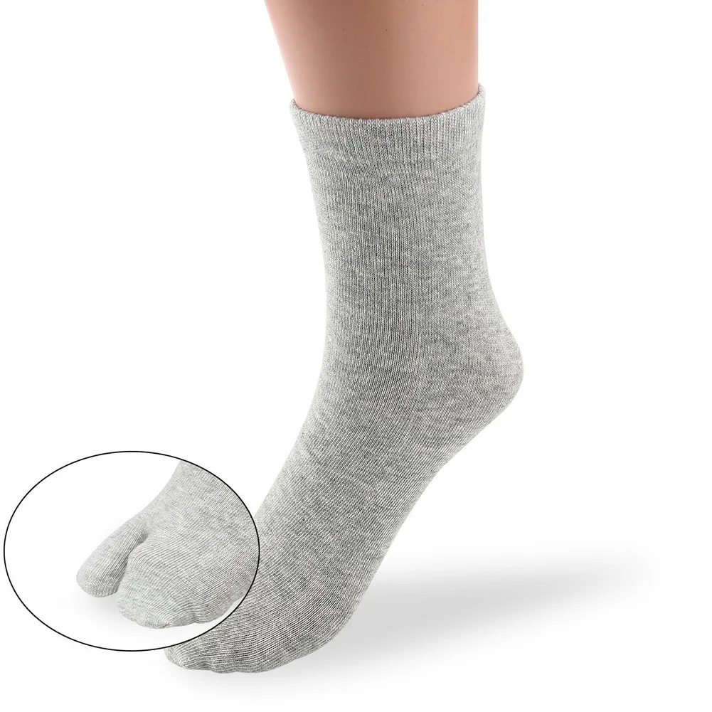 3 пары носков мужские женские кимоно Вьетнамки Сандалии раздельный носок Таби Носки ниндзя SER88