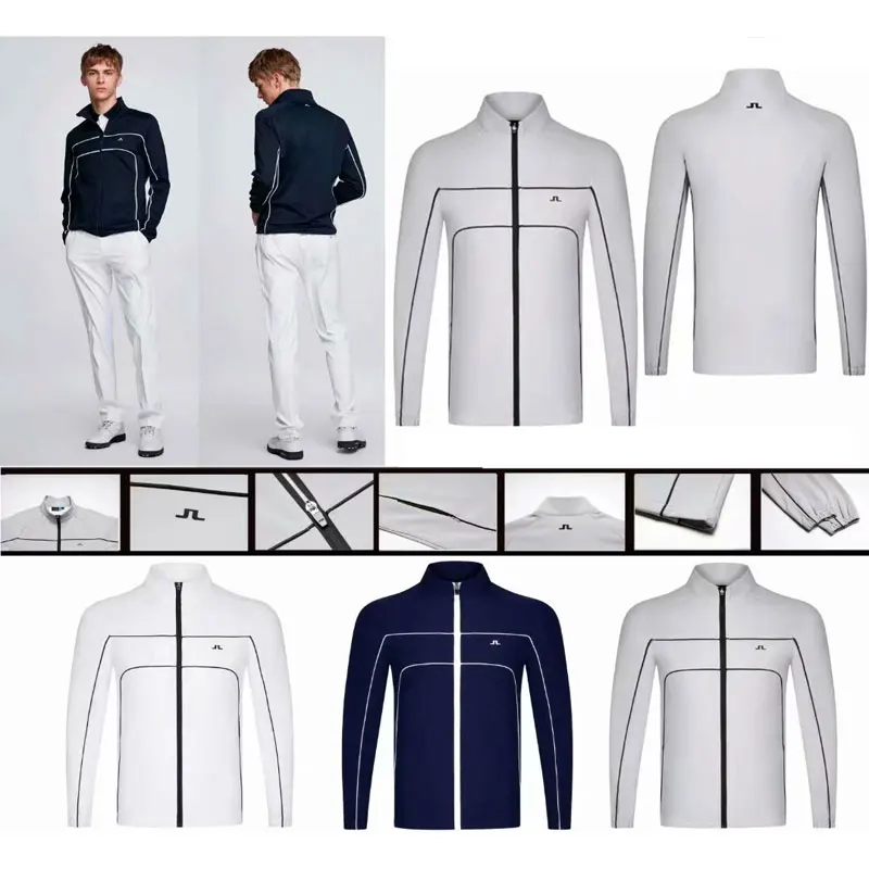 Новинка, Мужская одежда для гольфа, новинка, весна-осень, JL Golf, спортивная куртка, плюс бархат, для отдыха, полная куртка для гольфа, Cooyute