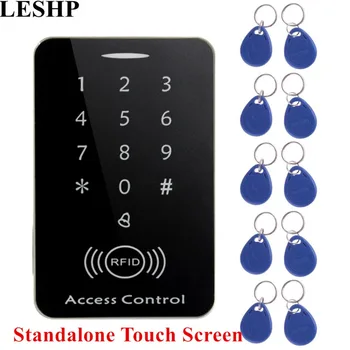 

LESHP RFID standalone access control touch Keypad system digital keyboard door lock controller RFID card reader with 10pcs Keys