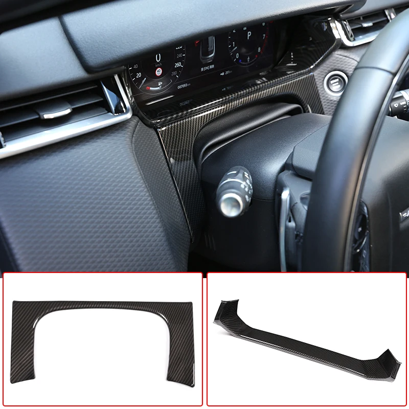 

Car Dashboard Display Decoration Frame Cover Trim ABS Chrome For Land Rover Range Rover VELAR 2017-2020 Car Accessories Interior