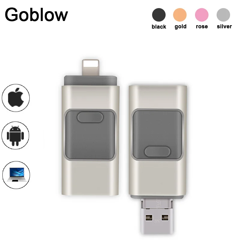 USB флэш накопитель 128 Гб 64 Кле 32 16 Флешка USB2.0 3 в 1 Рамочка для фотографии с DJ & DIY iphone