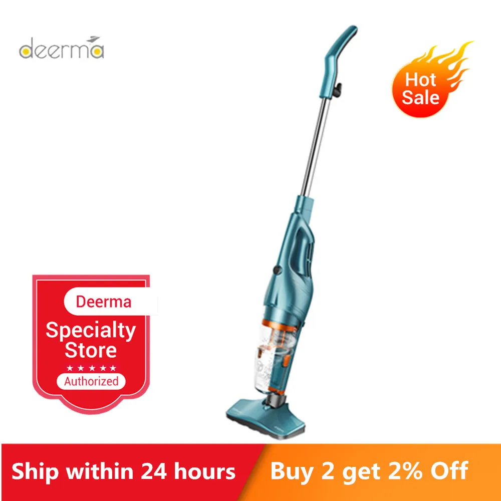 

New Deerma DX900 14000Pa Handheld Vertical Vacuum Cleaner Dust Collector Steel Filter Cleaner Machine Aspirator For Home