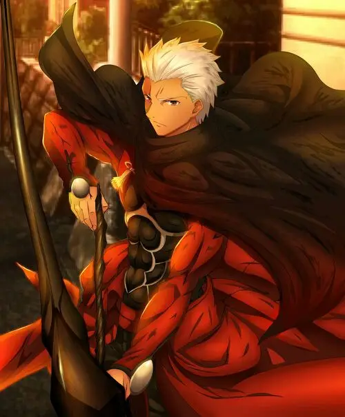 Fate/Grand Order FGO Melanism Red A EMIYA Archer Косплей Костюм Униформа костюм для Хэллоуина для мужчин